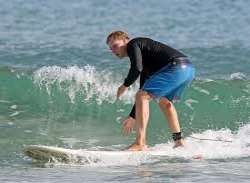Apart from acting, his other interests are surfing and tennis. He also loves the pool and was often seen playing the game in between the takes on the 